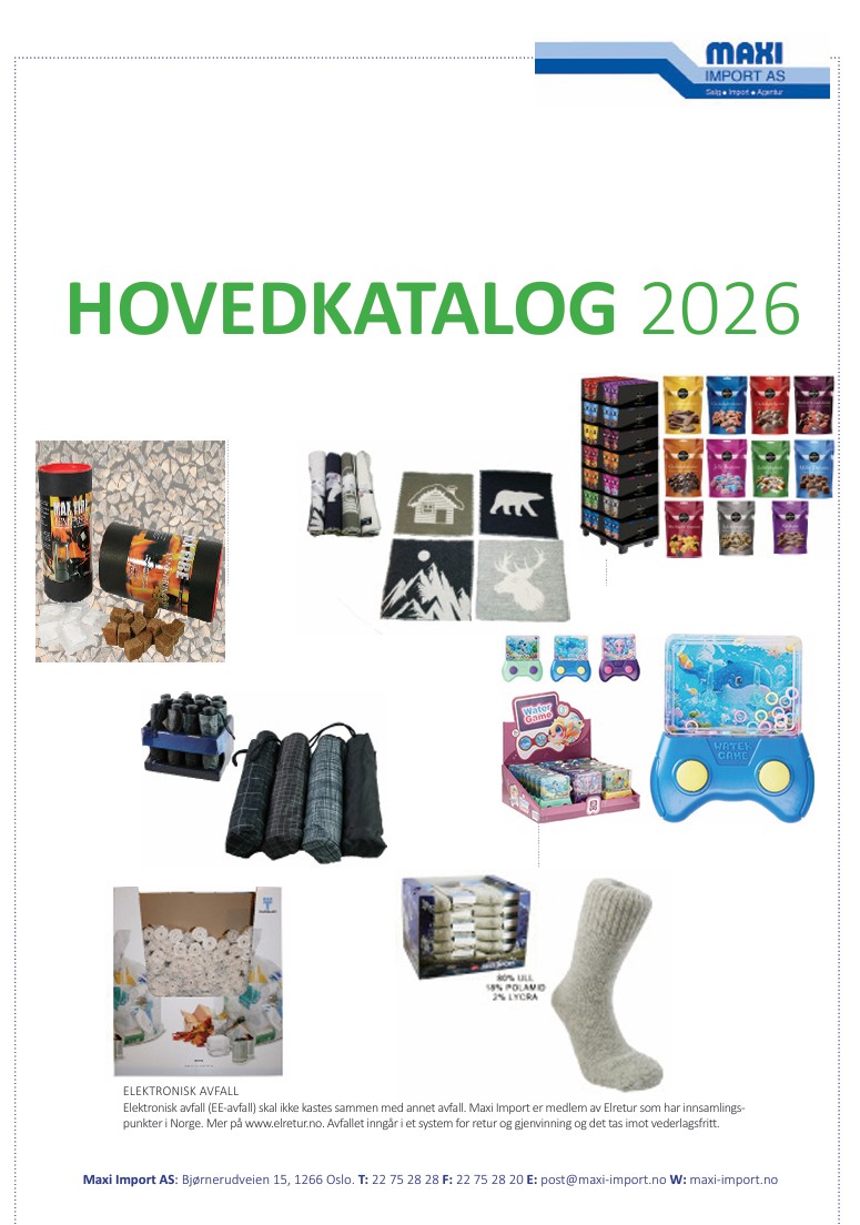 Featured image for “Hovedkatalogen er oppdatert med nye fine varer.”