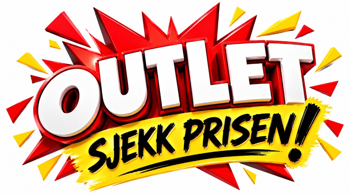 Featured image for “Outlet er åpnet! Sterkt reduserte priser, så lenge lageret rekker.”